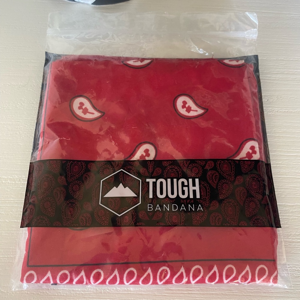 Tough Bandana red 21x21 inches